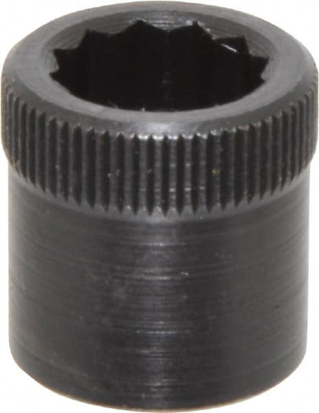 Holo-Krome - 3/8-16" Thread Uncoated Steel Allen Nut - 3/8" Diam, 3/8" Hex Key - A1 Tooling