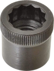 Holo-Krome - 1-8" Thread Uncoated Steel Allen Nut - 1" Diam, 1" Hex Key - A1 Tooling