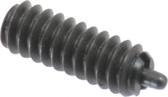 Gibraltar - 6-32, 3/8" Thread Length, 1/16" Plunger Projection, Steel Threaded Spring Plunger - 0.045" Max Plunger Diam, 3/8" Plunger Length, 1 Lb Init End Force, 1.6 Lb Final End Force - A1 Tooling