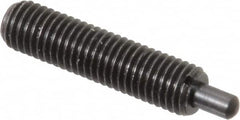 Gibraltar - 1/4-28, 1" Thread Length, 3/16" Plunger Projection, Steel Threaded Spring Plunger - 0.118" Max Plunger Diam, 1" Plunger Length, 3 Lb Init End Force, 13 Lb Final End Force - A1 Tooling