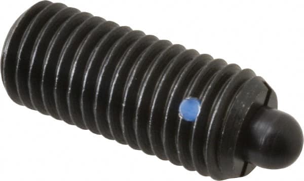 Gibraltar - 3/4-10, 1-3/4" Thread Length, 5/16" Plunger Projection, Steel Threaded Spring Plunger - 0.374" Max Plunger Diam, 1-3/4" Plunger Length, 6.7 Lb Init End Force, 37.3 Lb Final End Force - A1 Tooling