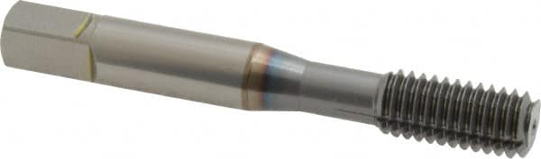 OSG - 3/8-16 UNC H6 Thread Limit Bottoming Thread Forming Tap - Powdered Metal High Speed Steel, TiCN Finish, 2-15/16" OAL, 1-1/4" Thread Length, Right Hand Thread, Series EXOTAP NRT - Exact Industrial Supply