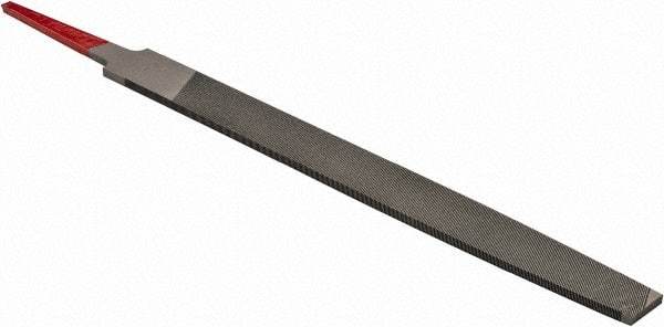 Simonds File - 6" Long, Second Cut, Mill American-Pattern File - Single Cut, Tang - A1 Tooling