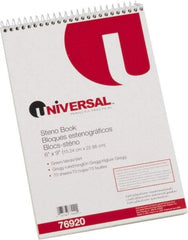 UNIVERSAL - 70 Sheet, 6 x 9", Steno Book - Green - A1 Tooling