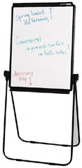 Quartet - Melamine Dry Erase Two Sided Easel with Stand - 39 to 70 Inch High - A1 Tooling