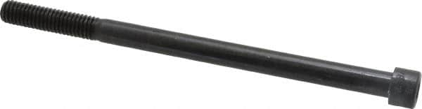 Holo-Krome - 3/8-16 UNC Hex Socket Drive, Socket Cap Screw - Alloy Steel, Black Oxide Finish, Partially Threaded, 6" Length Under Head - A1 Tooling