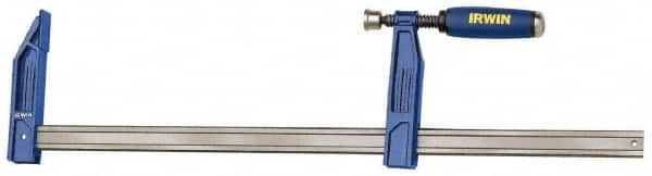 Irwin - 18" Capacity, 4-7/8" Throat Depth Bar Clamp - 1,150 Lb Clamping Pressure, 18" OAL - A1 Tooling