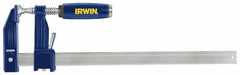 Irwin - 36" Capacity, 3-1/8" Throat Depth Bar Clamp - 1,000 Lb Clamping Pressure, 36" OAL - A1 Tooling