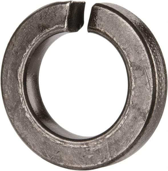 Value Collection - 1-1/8", 1.129" ID, 0.345" Thick Split Lock Washer - Grade 8 Spring Steel, Uncoated, 1.129" Min ID, 1.153" Max ID, 1.903" Max OD - A1 Tooling