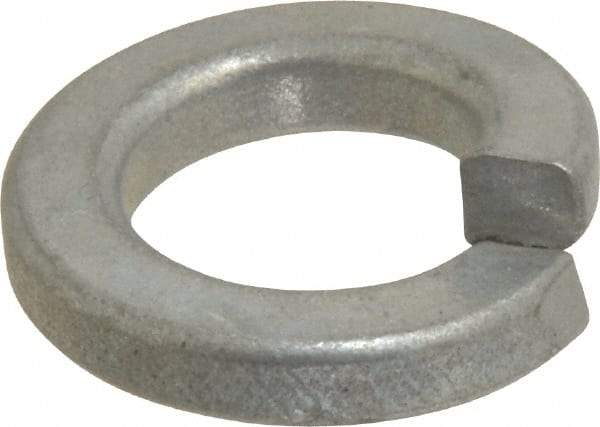 Value Collection - 1/2", 0.502" ID, 0.151" Thick Split Lock Washer - Grade 2 Spring Steel, Zinc-Plated Finish, 0.502" Min ID, 0.512" Max ID, 0.879" Max OD - A1 Tooling