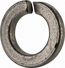 Value Collection - 9/16", 0.564" ID, 0.17" Thick Split Lock Washer - Grade 2 Spring Steel, Zinc-Plated Finish, 0.564" Min ID, 0.574" Max ID, 0.975" Max OD - A1 Tooling