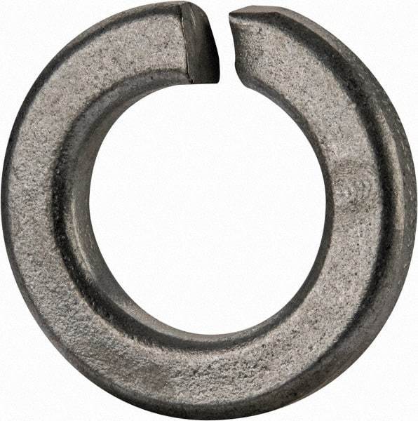 Value Collection - 5/8", 0.628" ID, 0.188" Thick Split Lock Washer - Grade 2 Spring Steel, Zinc-Plated Finish, 0.628" Min ID, 0.641" Max ID, 1.087" Max OD - A1 Tooling