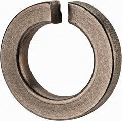 Value Collection - 1", 1.003" ID, 0.306" Thick Split Lock Washer - Grade 2 Spring Steel, Zinc-Plated Finish, 1.003" Min ID, 1.024" Max ID, 1.705" Max OD - A1 Tooling