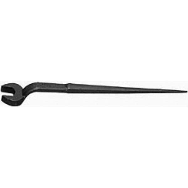 Williams - Open End Wrenches; Wrench Type: Spud Handle ; Tool Type: Standard ; Size (Inch): 1-1/2 ; Finish/Coating: Black ; Head Type: Single End ; Overall Length (Inch): 21 - Exact Industrial Supply