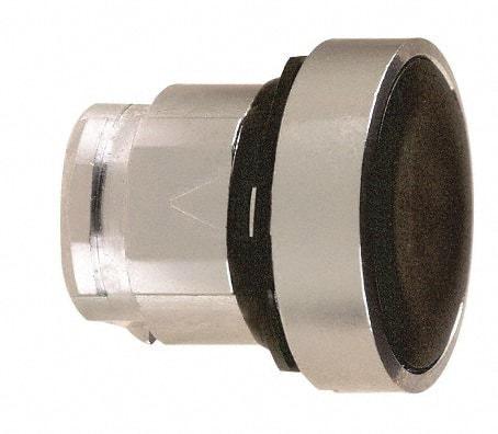 Schneider Electric - 22mm Mount Hole, Flush, Pushbutton Switch Only - Round, Black Pushbutton, Maintained (MA) - A1 Tooling