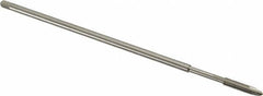 Hertel - #8-32 UNC 2 Flute H3 Bright Finish High Speed Steel Spiral Point Extension Tap - Plug Chamfer, 6" OAL, 2B Class of Fit - A1 Tooling