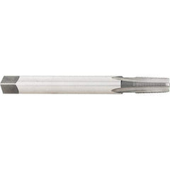 Hertel - 1/8-27 NPT, 4 Flute, Plug Chamfer, Bright Finish, High Speed Steel, Extension Pipe Tap - 4" OAL, 7/16" Shank Diam, 3/4" Thread Length, 0.328" Square Size - A1 Tooling