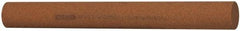 Norton - 6" Long x 5/8" Diam x 5/8" Thick, Aluminum Oxide Sharpening Stone - Round, Medium Grade - A1 Tooling