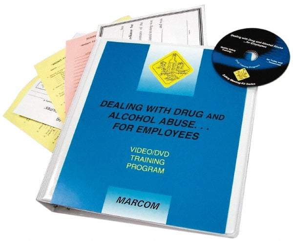 Marcom - Dealing with Drug and Alcohol Abuse for Managers and Supervisors, Multimedia Training Kit - 19 Minute Run Time DVD, English and Spanish - A1 Tooling