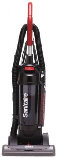 Sanitaire - Single Motor Bagless Heavy-Duty Upright Vacuum Cleaner - 15" Cleaning Width, 10" Amps, Comfort Hand Grip, Black - A1 Tooling