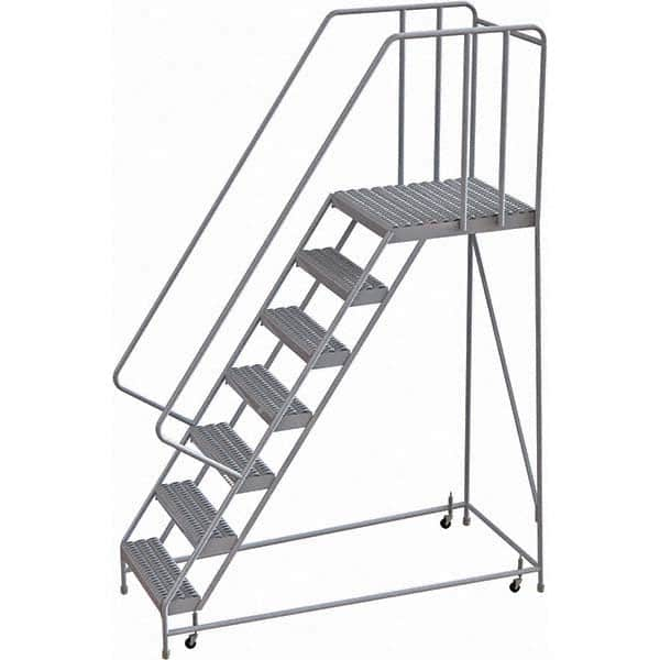 TRI-ARC - Rolling & Wall Mounted Ladders & Platforms Type: Rolling Warehouse Ladder Style: Rolling Safety Ladder - A1 Tooling