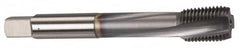 OSG - 7/16-20 UNF 3 Flute Modified Bottoming Spiral Flute Tap - Powdered Metal, TiCN Finish, 3-5/32" OAL, Right Hand Flute, Right Hand Thread, H5, Series EXOTAP VC-10TI - A1 Tooling