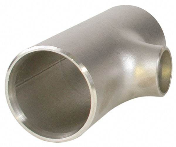 Merit Brass - 2-1/2" Grade 304L Stainless Steel Pipe Tee - Butt Weld x Butt Weld x Butt Weld End Connections - A1 Tooling