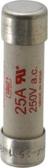 Cooper Bussmann - 250 VAC/VDC, 15 Amp, Fast-Acting Semiconductor/High Speed Fuse - 50.8mm OAL, 200 (RMS), 50 at DC kA Rating, 9/16" Diam - A1 Tooling