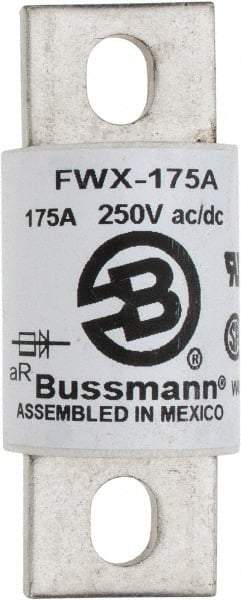 Cooper Bussmann - 250 VAC/VDC, 175 Amp, Fast-Acting Semiconductor/High Speed Fuse - Stud Mount Mount, 3-1/8" OAL, 200 (RMS), 50 at DC kA Rating, 1-7/32" Diam - A1 Tooling