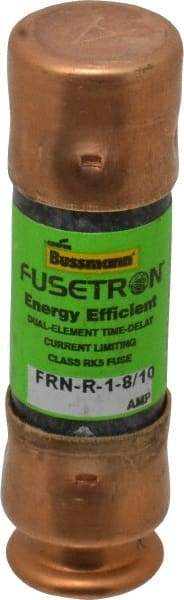 Cooper Bussmann - 125 VDC, 250 VAC, 1.8 Amp, Time Delay General Purpose Fuse - Fuse Holder Mount, 50.8mm OAL, 20 at DC, 200 (RMS) kA Rating, 9/16" Diam - A1 Tooling