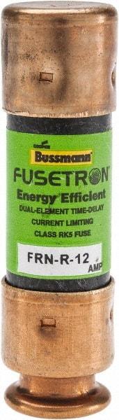 Cooper Bussmann - 125 VDC, 250 VAC, 12 Amp, Time Delay General Purpose Fuse - Fuse Holder Mount, 50.8mm OAL, 20 at DC, 200 (RMS) kA Rating, 9/16" Diam - A1 Tooling