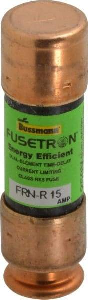 Cooper Bussmann - 125 VDC, 250 VAC, 15 Amp, Time Delay General Purpose Fuse - Fuse Holder Mount, 50.8mm OAL, 20 at DC, 200 (RMS) kA Rating, 9/16" Diam - A1 Tooling