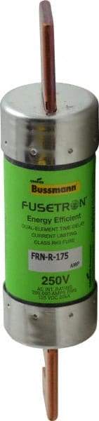 Cooper Bussmann - 125 VDC, 250 VAC, 175 Amp, Time Delay General Purpose Fuse - Bolt-on Mount, 7-1/8" OAL, 20 at DC, 200 (RMS) kA Rating, 1-9/16" Diam - A1 Tooling