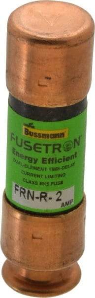 Cooper Bussmann - 125 VDC, 250 VAC, 2 Amp, Time Delay General Purpose Fuse - Fuse Holder Mount, 50.8mm OAL, 20 at DC, 200 (RMS) kA Rating, 9/16" Diam - A1 Tooling