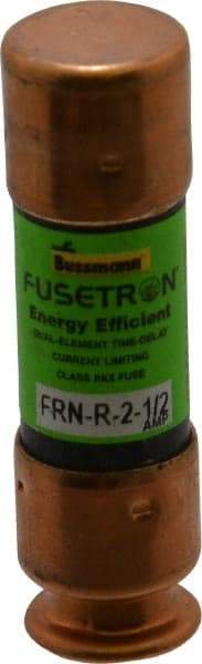 Cooper Bussmann - 125 VDC, 250 VAC, 2.5 Amp, Time Delay General Purpose Fuse - Fuse Holder Mount, 50.8mm OAL, 20 at DC, 200 (RMS) kA Rating, 9/16" Diam - A1 Tooling