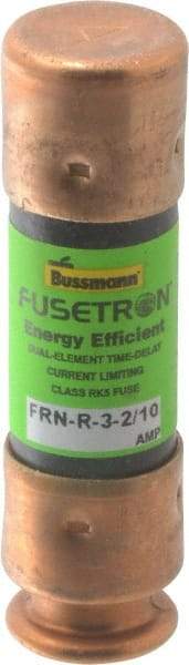 Cooper Bussmann - 125 VDC, 250 VAC, 3.2 Amp, Time Delay General Purpose Fuse - Fuse Holder Mount, 50.8mm OAL, 20 at DC, 200 (RMS) kA Rating, 9/16" Diam - A1 Tooling