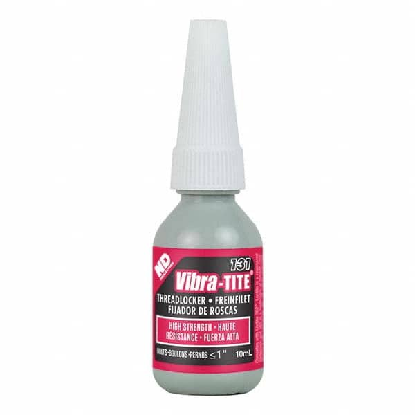 Vibra-Tite - 10 mL Bottle, Red, High Strength Threadlocker - A1 Tooling