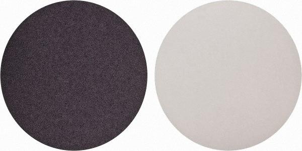 Norton - 10" Diam, 40 Grit Aluminum Oxide Adhesive PSA Disc - Very Coarse, Brown, X Weighted Cloth Backing, Flexible - A1 Tooling