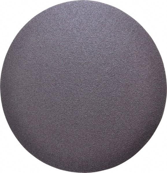 Norton - 12" Diam, 40 Grit Aluminum Oxide Adhesive PSA Disc - Very Coarse, Brown, X Weighted Cloth Backing, Flexible - A1 Tooling