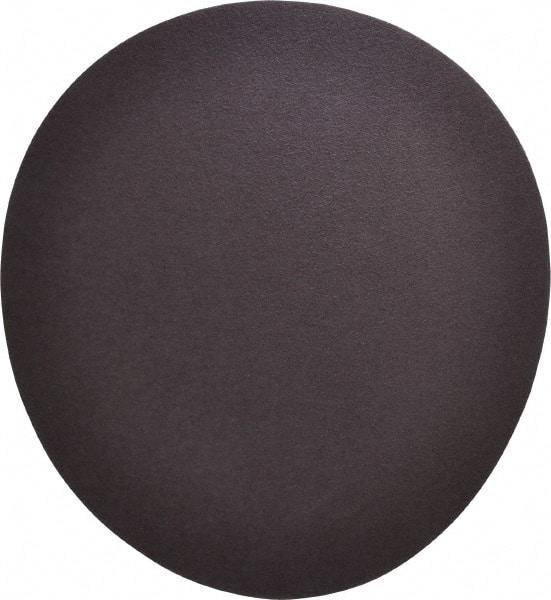 Norton - 12" Diam, 60 Grit Aluminum Oxide Adhesive PSA Disc - Coarse Grade, Brown, X Weighted Backing, Flexible - A1 Tooling