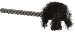 Weiler - 1-1/4" Diam Helical Steel Tube Brush - 0.008" Filament Diam, 1" Brush Length, 3-1/2" OAL, 1/4" Diam Stainless Steel Shank - A1 Tooling