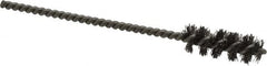 Weiler - 3/8" Diam Helical Steel Tube Brush - 0.008" Filament Diam, 1" Brush Length, 3-1/2" OAL, 1/8" Diam Stainless Steel Shank - A1 Tooling