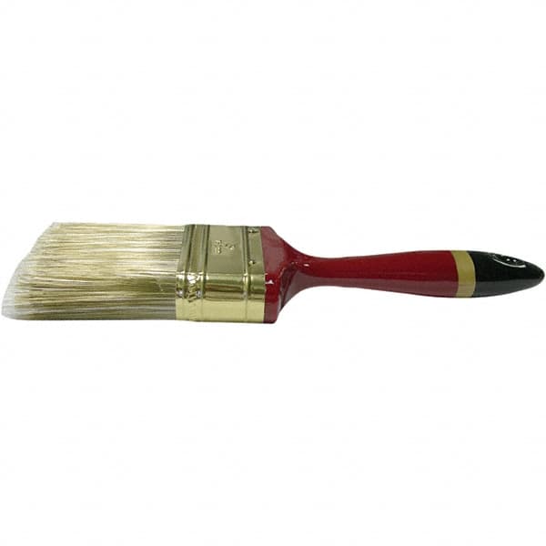 Weiler - 3" Flat Nylon/Polyester Varnish Brush - 3" Bristle Length, 7-1/8" Poly Foam Handle - A1 Tooling