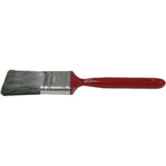 Weiler - 2" Flat Polyester Varnish Brush - 2" Bristle Length, 6-1/2" Metal Handle - A1 Tooling