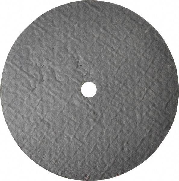 Norton - 3" 36 Grit Aluminum Oxide Cutoff Wheel - 1/16" Thick, 1/4" Arbor, 25,465 Max RPM, Use with Die Grinders - A1 Tooling