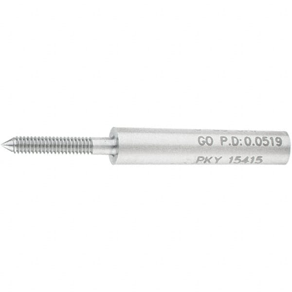 SPI - #0-80, Class 2B, 3B, Single End Plug Thread Go Gage - Steel, Size 000 Handle Not Included - A1 Tooling