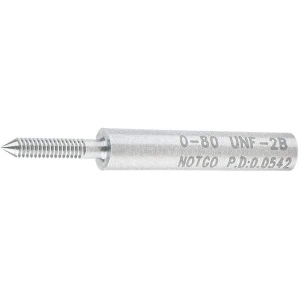 SPI - #0-80, Class 2B, Single End Plug Thread No Go Gage - Steel, Size 000 Handle Not Included - A1 Tooling