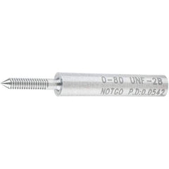 SPI - #0-80, Class 2B, Single End Plug Thread No Go Gage - Steel, Size 000 Handle Not Included - A1 Tooling