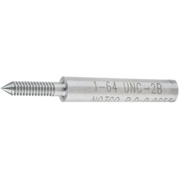 SPI - #1-64, Class 2B, Single End Plug Thread No Go Gage - Steel, Size 000 Handle Not Included - A1 Tooling