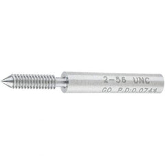 SPI - #2-56, Class 2B, 3B, Single End Plug Thread Go Gage - Steel, Size 000 Handle Not Included - A1 Tooling